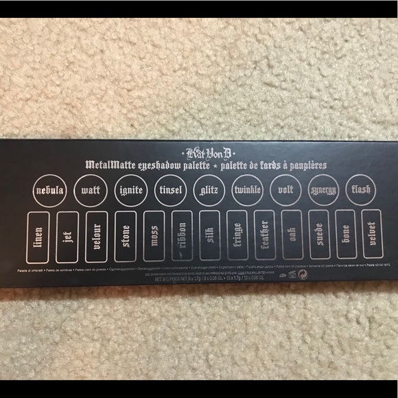 Kat Von D MetalMatt Eyeshadow Palette - Picture 3 of 3